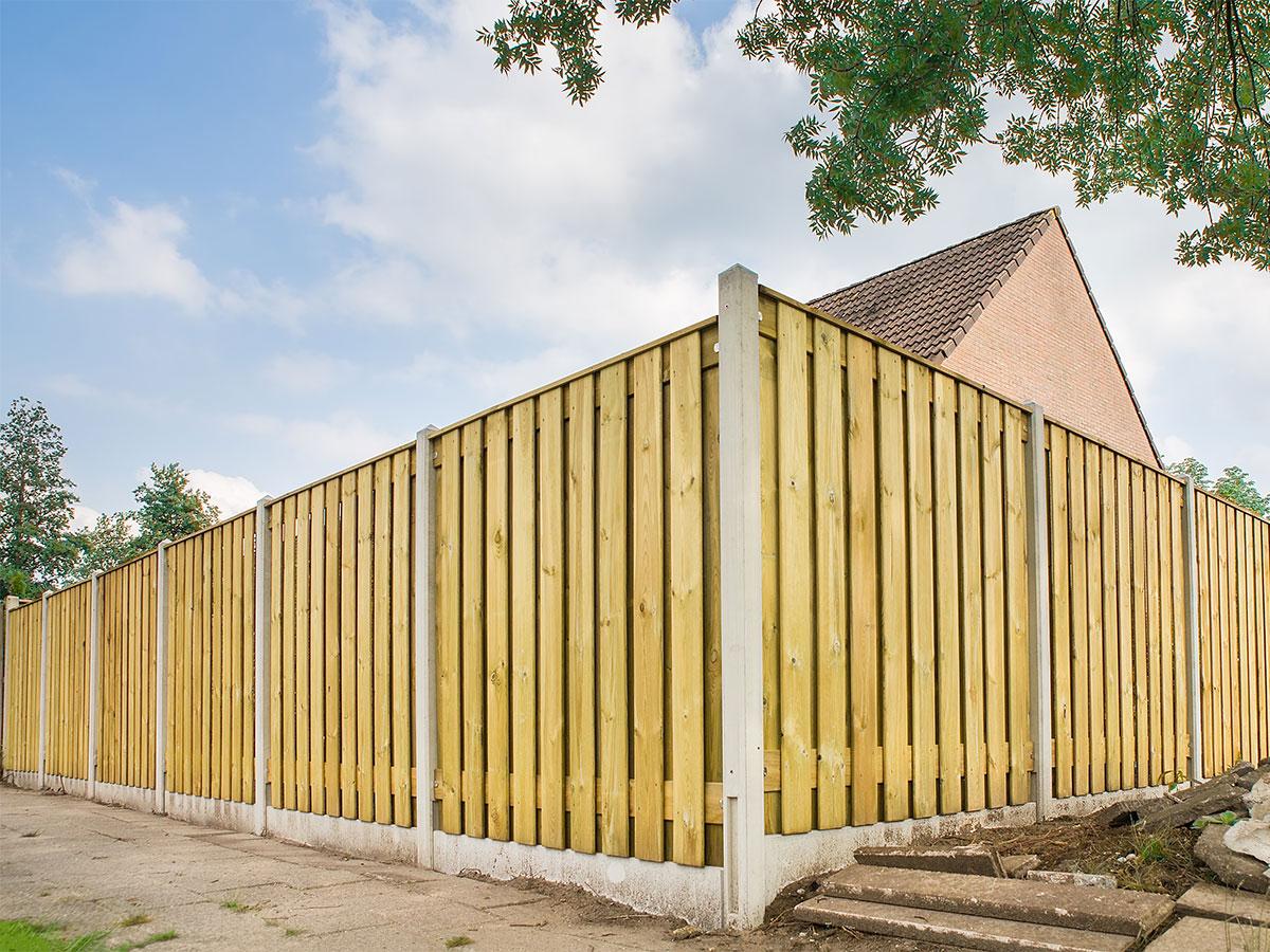 Fencing erected