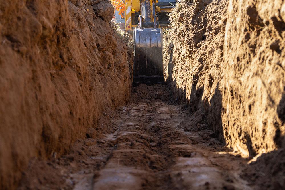 Digging foundations