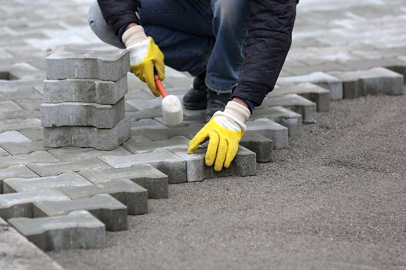 Block paving